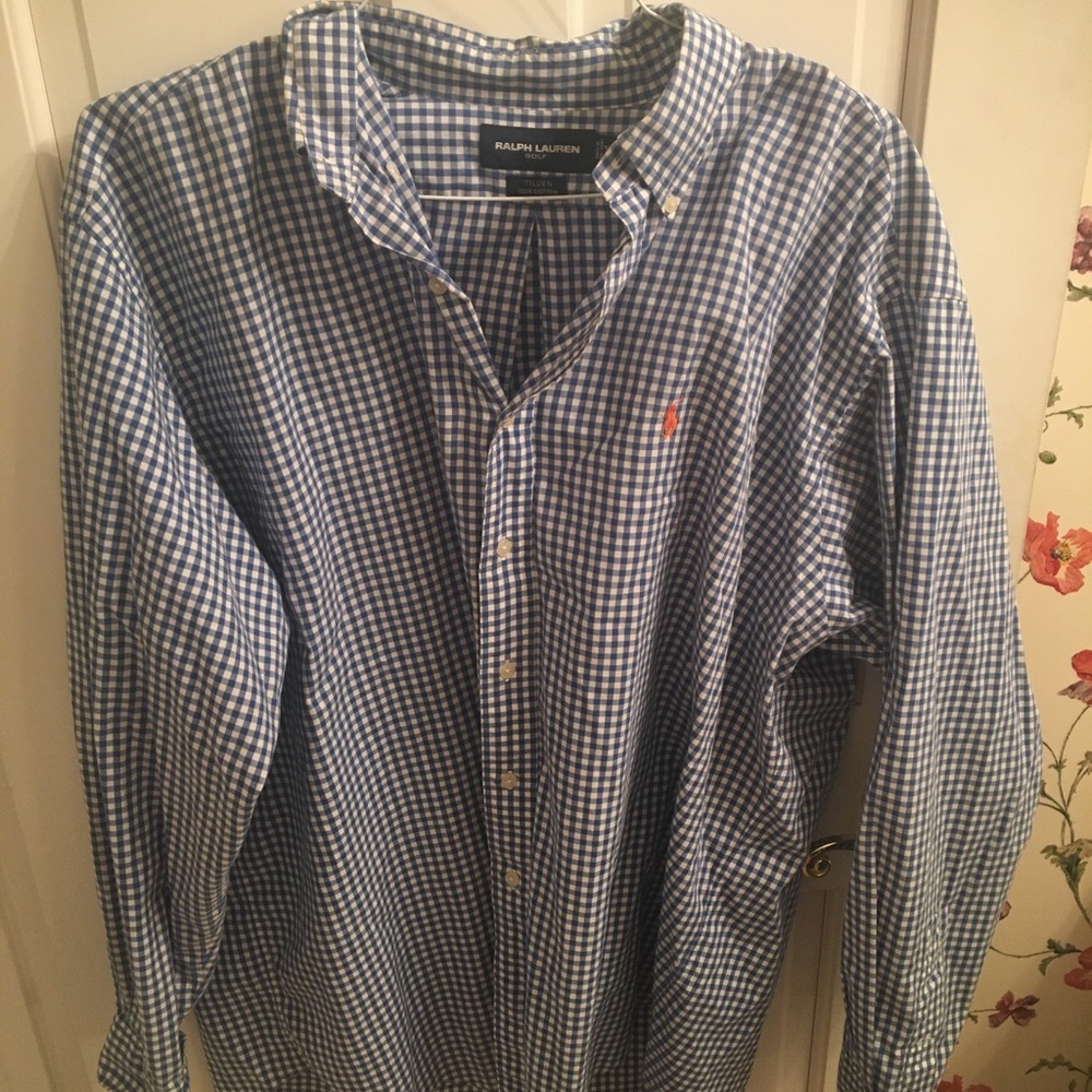 Ralph Lauren golf men’s button down shirt